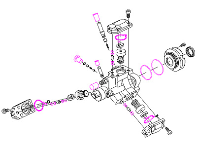 TIIVISTESARJA CR-PUMPUN - Common Rail muut varaosat - F01M101454 - 1