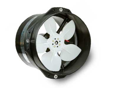 TUNNELIPUHALLIN 24V 1000M3PH 165MM - Veneen puhaltimet ja tuulettimet - 1798-1001014 - 1
