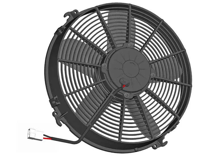 VAPAATUULETIN SPAL 24V 305/331MM IMEVÄ LL - Imevät vapaatuulettimet 24V - 9000-30102554 - 2