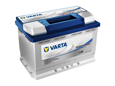 VARTA PROF. STARTER 102, 74AH, LFS74, 278X175X190MM, -/+ 680A - VARTA vene- ja vapaa-ajan akut - 1810-LFS74 - 1