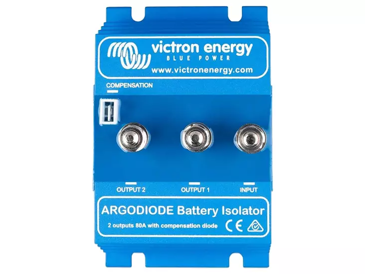 Victron Energy Argodiode jakodiodi 80A 2-akulle - 80-2SC - Kaksoisakkureleet & jakodiodit veneeseen - 1702-87424 - 1