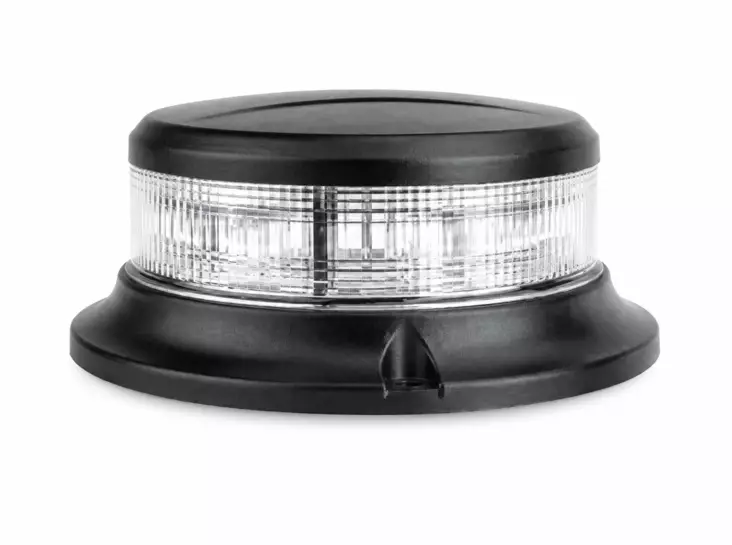 Led-majakka Mini Low Ø112mm - 12-24V / Keltainen / Pulttikiinnitys / Kirkas linssi - LED-majakat - 1603-414014 - 1