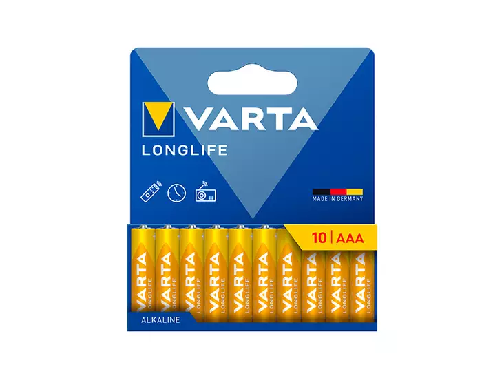 VARTA LONGLIFE AAA PARISTO 10KPL - AAA paristot - 1811-8740394 - 2