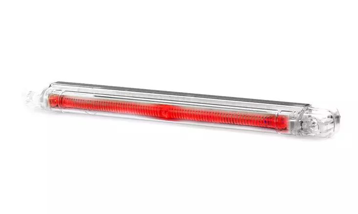 Was led-äärivalo 24cm punainen - 12-24V / kirkas linssi - Punaiset äärivalot - 1606-27734 - 1