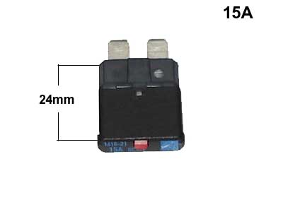 AUTOM.SULAKE 15A GM-MALLI - Automaattisulakkeet - 1557-145015 - 1