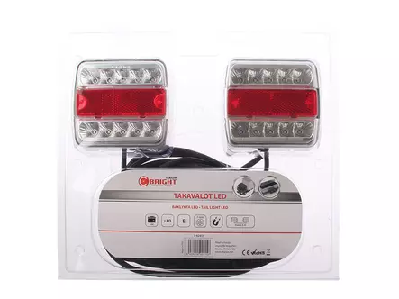 C-BRIGHT LED TAKAVALOT 7-NAP 12V 7,5M MAG. - LED-Perävaunuvalaisimet - 1-92415 - 1