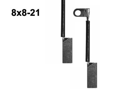 HIILISARJA 8X8-21MM LÄMMI - Hiilisarjat moottoreihin - PLX5 - 1