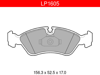 JARRUPALASARJA DELPHI ETU, OPEL - Jarrupalasarjat - LP1605 - 1
