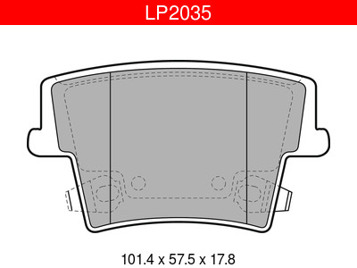 JARRUPALASARJA DELPHI TAKA, CHRYSLER - Jarrupalasarjat - LP2035 - 1