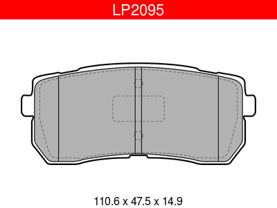 JARRUPALASARJA DELPHI TAKA, HYUNDAI, KIA - Jarrupalasarjat - LP2095 - 1