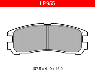 JARRUPALASARJA DELPHI TAKA, HYUNDAI, MITSUBISHI - Jarrupalasarjat - LP955 - 1