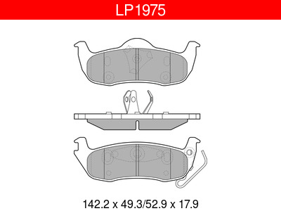 JARRUPALASARJA DELPHI TAKA, JEEP - Jarrupalasarjat - LP1975 - 1