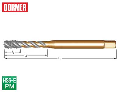 KONEKIERRETAPPI M5 POHJAR. - Kierteitys: konetapit - 1725-22EX00M5 - 1