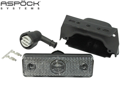 LED-ÄÄRIVALO KIRKAS 24V 96X31MM FLATPOINT I - Kirkkaat äärivalot - 1608-4865 - 1