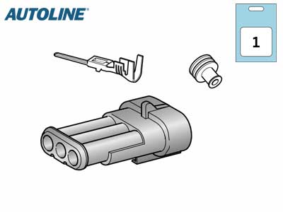 LIITINRASIASRJ BLIST 3-U VESIT. - Liitinrasia AMP - 1569-20105 - 1