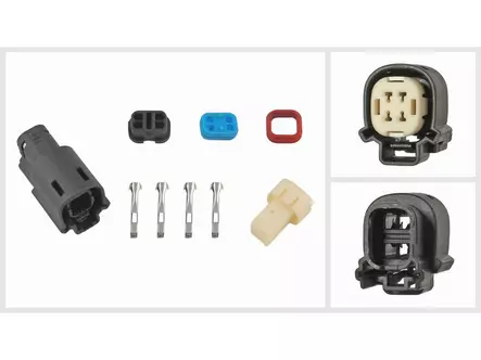 LIITINSARJA, FORD / MOLEX, 4-PIN, 1 KPL - Pistokkeet, rasiat 4-nap. - 1571-60355 - 1
