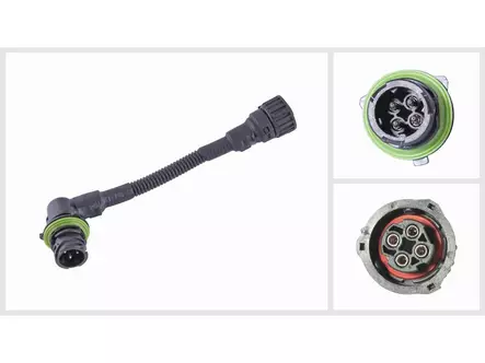 LIITINSARJA, VOLVO / RENAULT, 4-PIN, 1 KPL - Pistokkeet, rasiat 4-nap. - 1571-60305 - 1