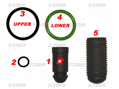 PUMPPUSUUTTIMEN KORJAUSSARJA - Pumppusuuttimen korjaussarjat - 60265 - 1