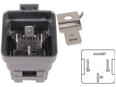 RELE 24V 20A HAMEELLA - Kytkentärele 24V 4-nap - 1100-03155 - 2