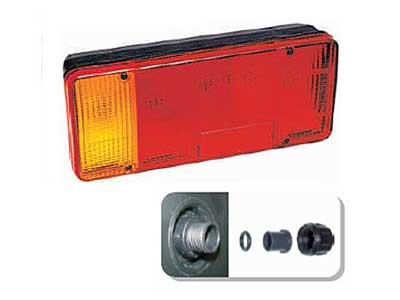 TAKAVALO FIAT/IVECO 304X121 LÄPIV+SUMUV VASEN - 4- 5- Kammiovalaisimet - 1606-27645 - 1