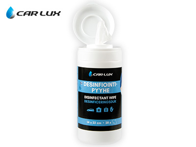 CAR LUX PUHDISTUSPYYHE DESINFIOIVA 28KPL 14X22CM # - Pyyhkeet ja muut tarvikkeet - 1-92565 - 2