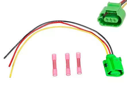 LIITINSARJA, 3-PIN, 1 KPL - 3-napaiset liittimet - 1571-66205 - 1