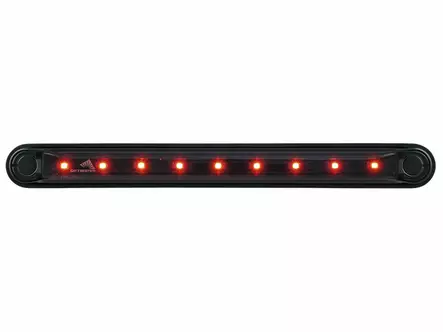 Optibeam Dark Phantom pitkä led-äärivalo 12-24V - Punainen - Punaiset äärivalot - 1608-3215 - 1