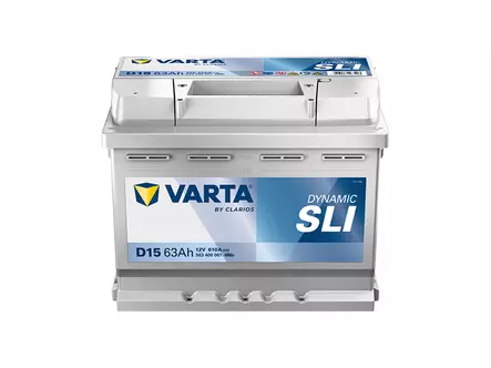 VARTA DYNAMIC SLI 63AH 610A 242X175X190MM -/+ - VARTA käynnistysakut - 1820-D15 - 1