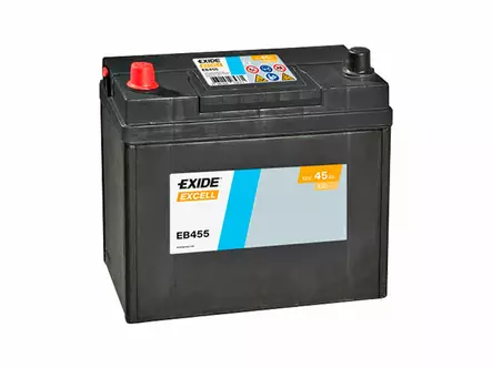 Exide EB455 Excell käynnistysakku 12V 45Ah 330A +/- - EXIDE käynnistysakut - 1815-EB455 - 1