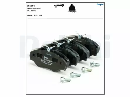 JARRUPALASARJA DELPHI ETU, NISSAN, OPEL, RENAULT - Jarrupalasarjat - LP1695 - 2