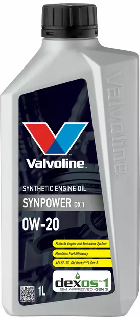Valvoline Synpower DX1 0W-20 moottoriöljy 1L - Valvoline moottoriöljyt - 21-894775 - 1