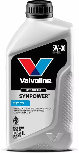 Valvoline Synpower MST C3 5W-30 moottoriöljy 1L - Valvoline moottoriöljyt - 21-907855 - 1
