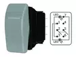Blue Sea keinukytkin 8275 - ON-ON 12-24V harmaa 2x led-merkkivalolla - Blue Sea Katkaisijat - 1790-8275 - 1