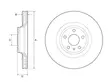 JARRULEVY DELPHI, 1 KPL / PKT, ETU, AUDI A6, ALLROAD - Jarrulevyt - BG9955 - 1