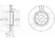 JARRULEVY DELPHI, 2 KPL / PKT, ETU, NISSAN - Jarrulevyt - BG2625 - 1