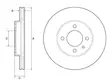 JARRULEVY DELPHI, 2 KPL / PKT, ETU, SEAT AROSA - Jarrulevyt - BG2455 - 1