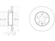 JARRULEVY DELPHI, 2 KPL / PKT, ETU, VW - Jarrulevyt - BG3415 - 1