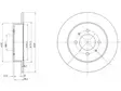 JARRULEVY DELPHI, 2 KPL / PKT, TAKA, NISSAN - Jarrulevyt - BG3125 - 1