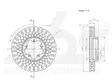 JARRULEVY SBS, 1 KPL/PKT, ETU, FORD - Jarrulevyt - 88-1035 - 3