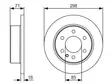 JARRULEVY BOSCH, 2 KPL / PKT, TAKA W906/W907/CRAFTER - Jarrulevyt - 0986479S05 - 2