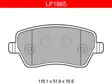 JARRUPALASARJA DELPHI ETU, DACIA, MERCEDES, NISSAN, OPEL, SIS. - Jarrupalasarjat - LP1865 - 1