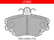 JARRUPALASARJA DELPHI ETU, DACIA, PEUGEOT, RENAULT - Jarrupalasarjat - LP885 - 1