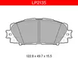 JARRUPALASARJA DELPHI ETU, LEXUS, TOYOTA - Jarrupalasarjat - LP2135 - 1