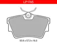 JARRUPALASARJA DELPHI TAKA, NISSAN, OPEL, RENAULT, VW - Jarrupalasarjat - LP1745 - 1