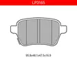 JARRUPALASARJA DELPHI TAKA, OPEL, VAUXHALL - Jarrupalasarjat - LP3165 - 1