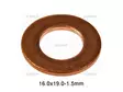 KUPARITIIVISTE 16X19X1,5MM 1230203001 - O-renkaat, stefat, tiivisteet - 48035 - 1