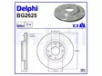 JARRULEVY DELPHI, 2 KPL / PKT, ETU, NISSAN - Jarrulevyt - BG2625 - 2