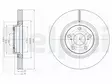 JARRULEVY DELPHI, 2 KPL / PKT, ETU, TOYOTA AVENSIS, VERSO - Jarrulevyt - BG4235 - 2