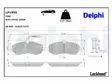 JARRUPALASARJA DELPHI ETU, CITROEN, FIAT, PEUGEOT - Jarrupalasarjat - LP1995 - 3
