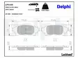 JARRUPALASARJA DELPHI TAKA, LEXUS IS250 - Jarrupalasarjat - LP3155 - 2